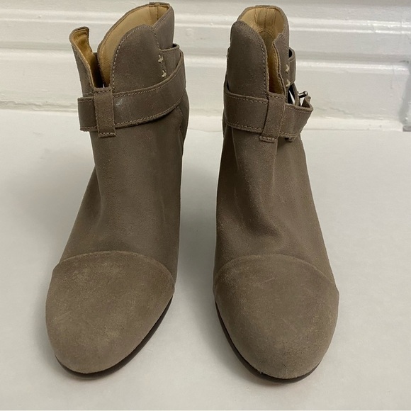Rag & Bone Bone Harrow Booties in Stone Waxy Suede - Picture 10 of 13